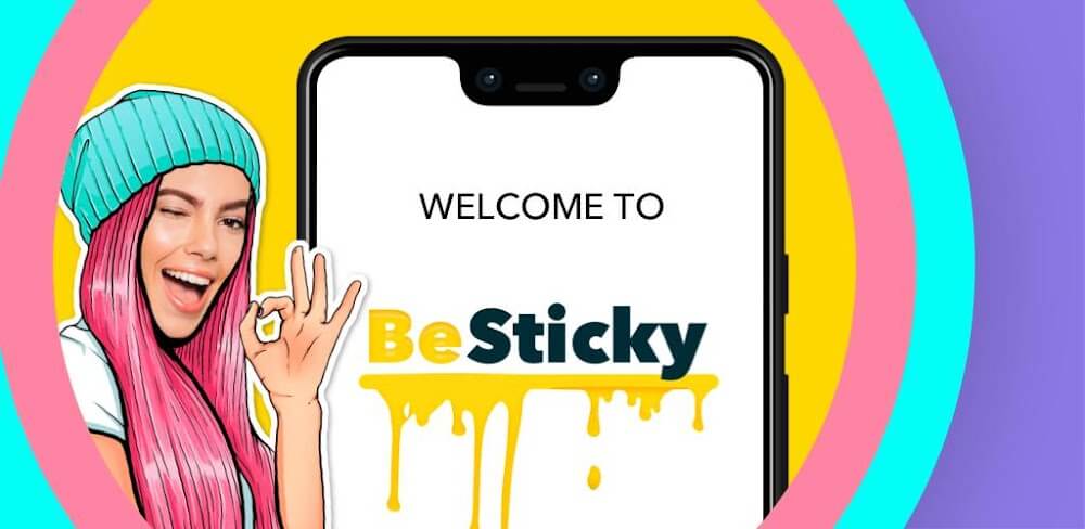 Cover Image of BeSticky v2.12 MOD APK (Premium Unlocked)