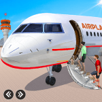 Cover Image of City Flight Airplane Simulator v10.3 (Speed Game)