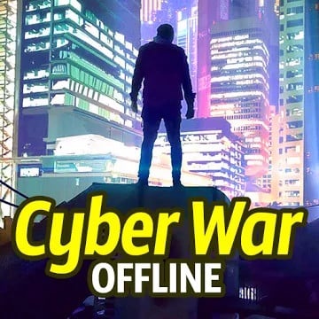 Cover Image of Cyber War: Cyberpunk Reborn v1.0.5 MOD APK + OBB (Free Shopping) Download