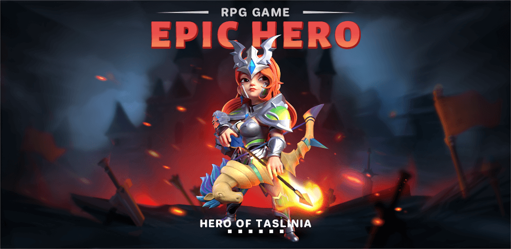 Cover Image of Hero of Taslinia v1.39.1 MOD APK (God Mode, One Hit, VIP)