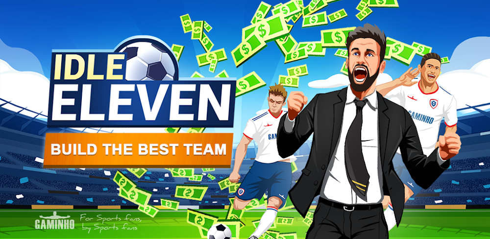 Cover Image of Idle Eleven - Soccer tycoon v1.36.3 MOD APK (Unlimited Money)