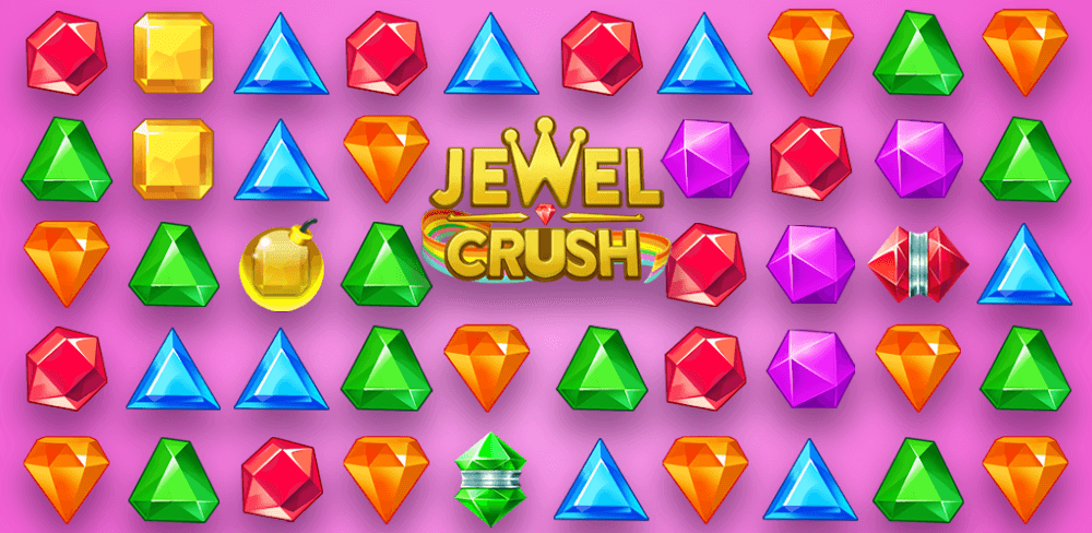 Cover Image of Jewel Crush v6.1.2 MOD APK (Unlimited Coins)