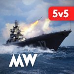 Cover Image of MODERN WARSHIPS v0.80.2.120515611 MOD APK + OBB (Damage/Defense/Ammo)