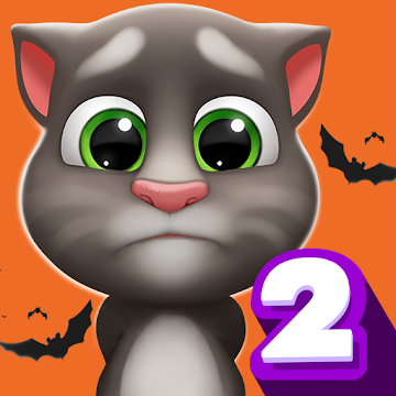 Cover Image of My Talking Tom 2 v3.1.2.1966 MOD APK (Unlimited Coins/Star)