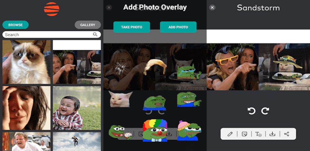 Cover Image of Sandstorm: Meme Maker v1.12.99 MOD APK (Pro Unlocked)
