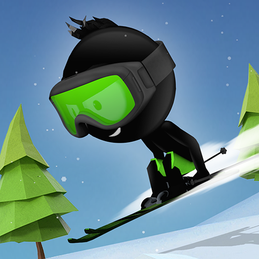 Cover Image of Stickman Ski (MOD, All Unlocked) APK download for Android