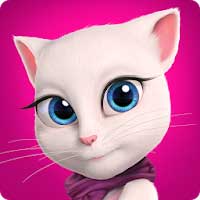 Cover Image of Talking Angela Mod Apk 3.3.0.114 (Unlimited Money) for Android