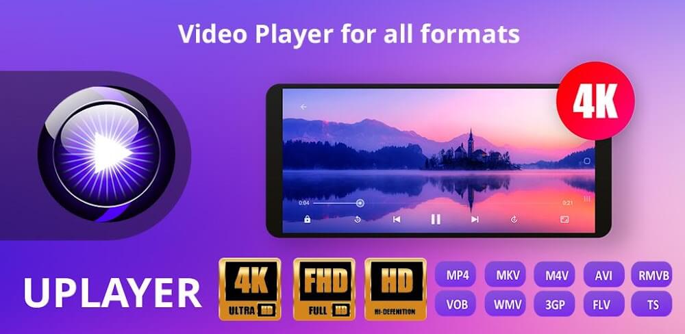 Cover Image of UPlayer v2.5.1 MOD APK (Premium Unlocked)