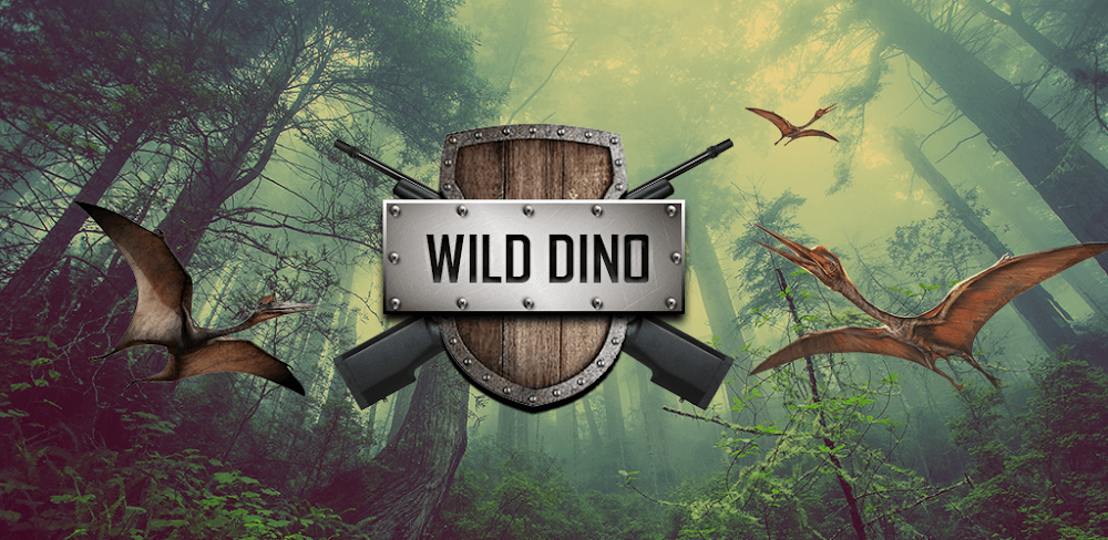 Cover Image of Wild Dino Hunting Jungle Games v6.4 MOD APK (Menu, Money, One Hit)