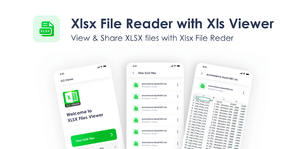 Cover Image of XLS Viewer v3.0.5 MOD APK (Premium Unlocked)